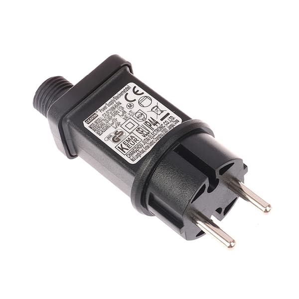[zd]AC 220V til 31VDC 6W 8 Funktionel SELV LED Lampe Driver EU Stik S Sort Black Onesize