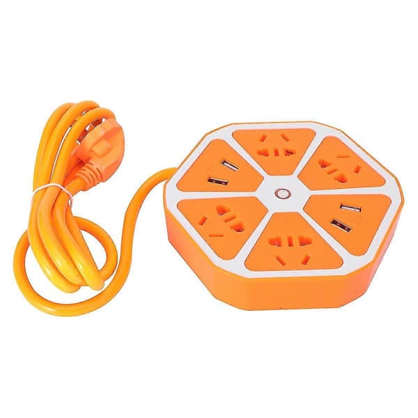 Stikkontakt Multi-stik USB-stik Oplader Strømforsyningsstik Dobbelt USB-udtag