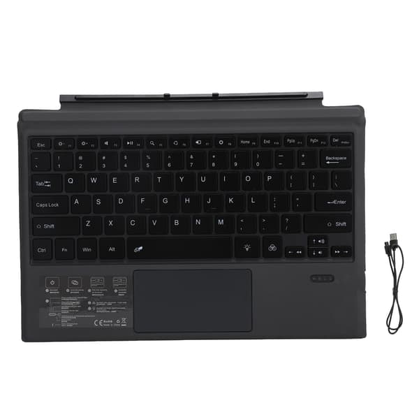 Trådløst Bluetooth-tastatur med touchpad til bærbar computer