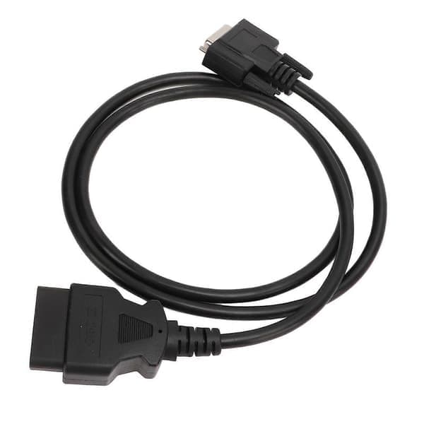 [zd]Main OBD2 Cable OBDII Test Diagnostic Connector Adapter Cable Replacement for Launch CRP123 CRP129