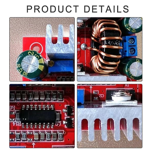 [zd]2 stk 400W 15A DC-DC Step Up Down Boost Buck Spenningsomformer Modul SuppIR
