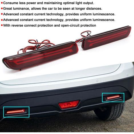 Multifunksjonelt LED-bakre støtfangerlys, kompatibelt med Suzuki Ertiga Vitara SX4