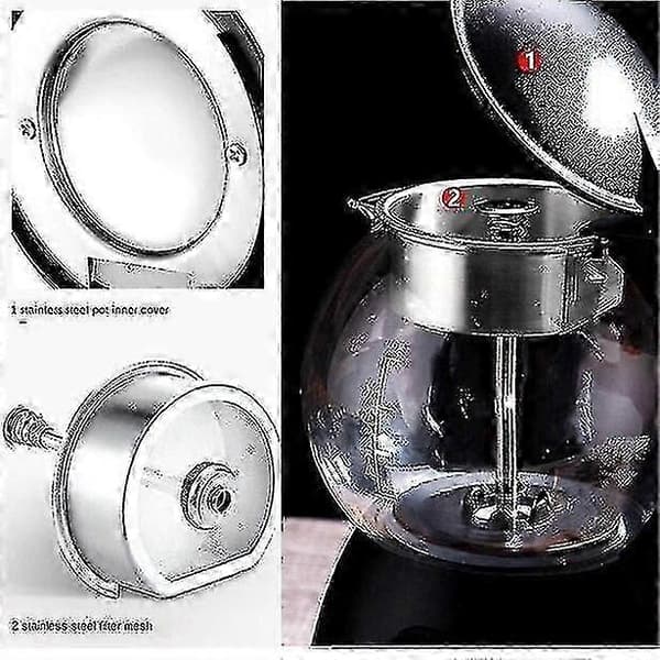 Vattenkokare Vattenkokare Varmvattenberedare Spis Hälsa Tekanna i Glas[zd]