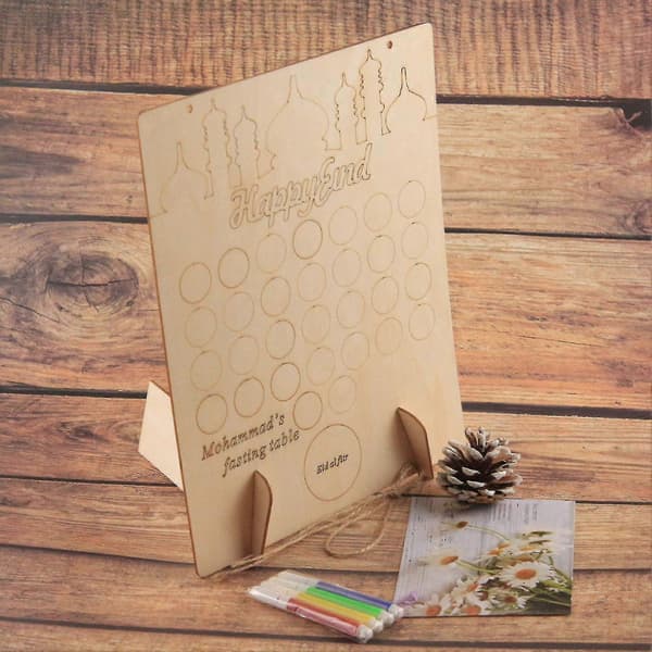 1 sett attraktiv nedtellingskalender ensfarget advent D
