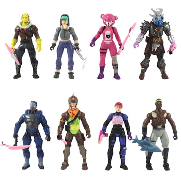 [zd]8 st. Fortnite Figurer 9CM Julklappar