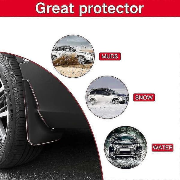 For Subaru Forester 2019-2023 4 stk skvettlapper foran og bak skjerm auto styling biltilbehør
