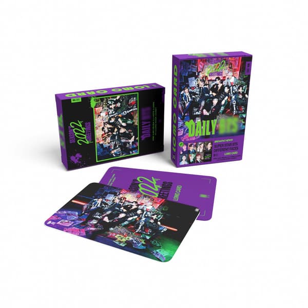 [zd]BTS lomo-kort 2022 SEASON'S GREETINGS samlekort 55 stk.