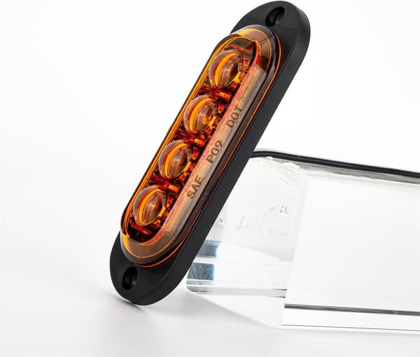 10X 4 LED Sidemarkeringslys 12/24V LED Positionslys Trailerlampe 3000K Advarselslys Til Lastbil RV Campingvogn