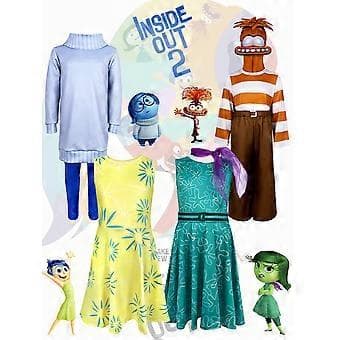 Inderst Inde 2 Cosplay Kostume Party Maskerade Jumpsuit Bodysuit Sæt til Mænd Kvinder (130 Ennui)
