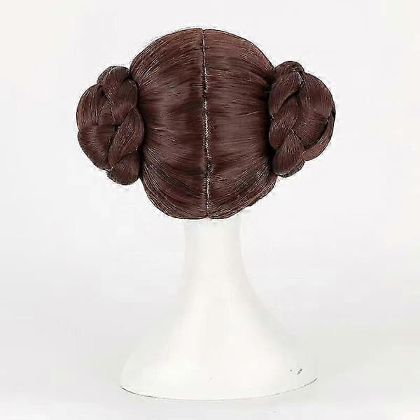 Voksen Cosplay Parykk for Prinsesse Leia Frisyre