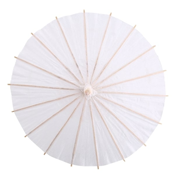 QD-10 valkoiset paperivarjot - koristeelliset paperivarjot - 20 cm 20CM