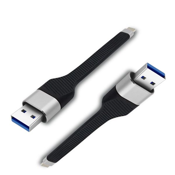 QU)INF Kort USB-C till USB-kabel 15W 5Gbps (13,7 cm)