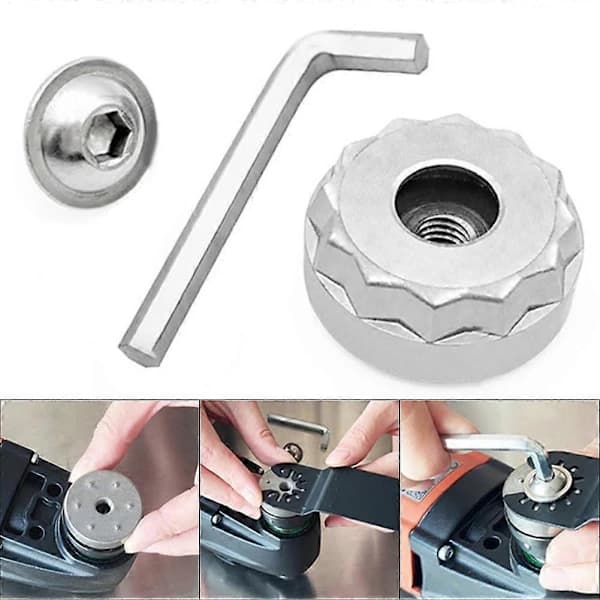 3-pak Starlock Adapterværktøj, Star Lock-system, Elværktøj, Adapter til Oscillationsavkling