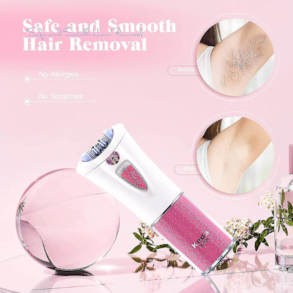 Hårfjerning, Smooth Glide Epilator, Bærbar Trådløs Barbermaskin, Ansiktshårfjerner-yyc_QF