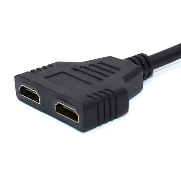 HDMI-splitter Adapter Kabel HDMI 1 Inn 2 Ut_ry