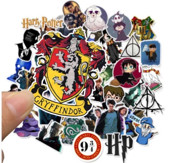 50 stk. Harry Potter-klistremerker