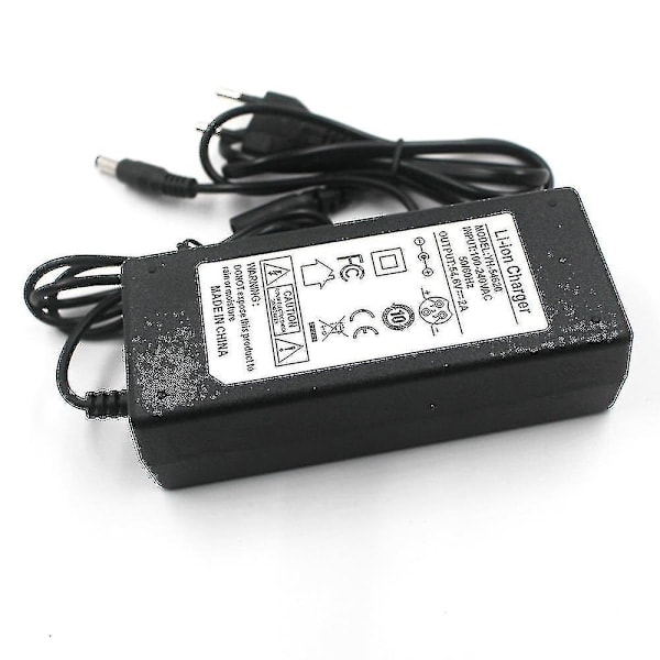 [QD] 54,6V 2A Oplader 54,6V 2A Elcykel Lithium Batterioplader til 48V Li-ion Lithium Batteripakke 5521 XLR-stik 48V 2A Oplader -bp [kk] XLR 3P