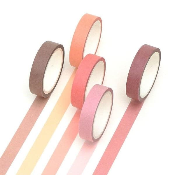 /QD/Fargerike taperuller for hobby - 5 stk