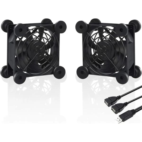 80 mm fläkt USB-driven tyst datorkylningsfläkt 5 V-kompatibel