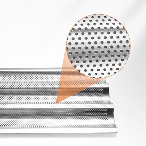 Bakeplate for Baguette, i Rustfritt Stål_qq