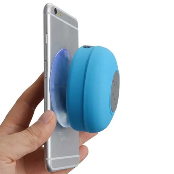 Vattentät Duschhögtalare – Bluetooth-högtalare med sugpropp, svart_qq