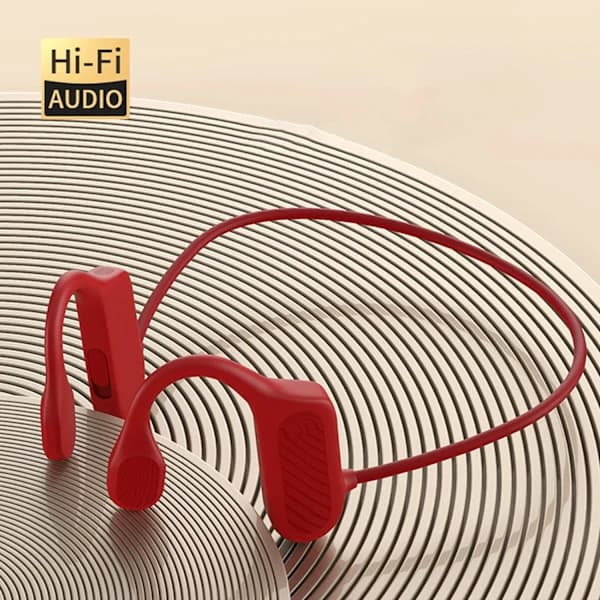Benledningshodetelefoner-BL09 Bluetooth-hodetelefoner IPX5-Svart