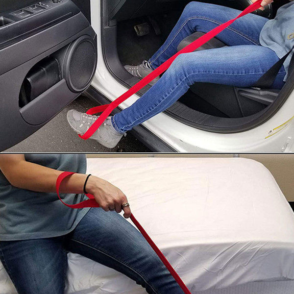 QD-Portable Leg Lifter Strap for Disabled Elderly, Foot Lifting Device, Leg Mobility Aid
