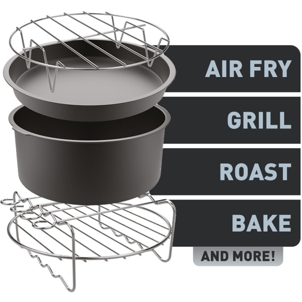 OBH Nordica/Tefal Easy Fry -lisävarustesetti OBH Nordica XXL air 822 -laitteelle