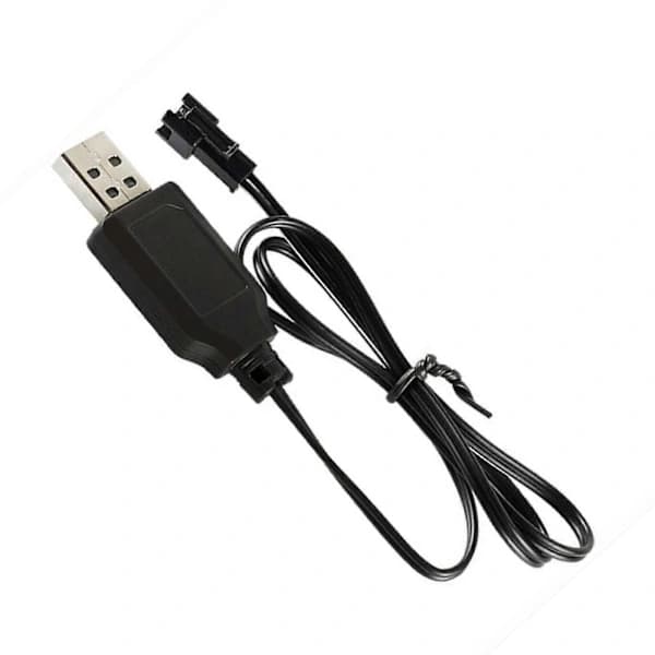 USB-ladekabel for 3.7V batterilader SM-2P Forward RC Bil Fly Erstatning