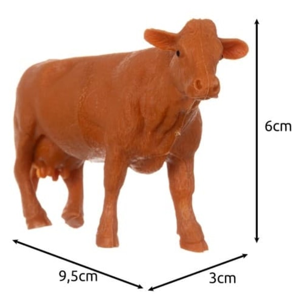 Bondegårdsdyr Figurer Legetøj - 12 dele_QQ