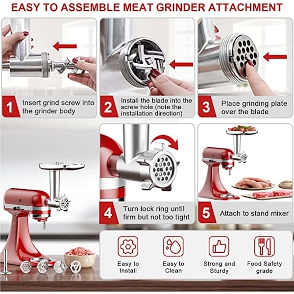 QU)KitchenAid lihamyllylisävaruste, KitchenAid lihamylly varten