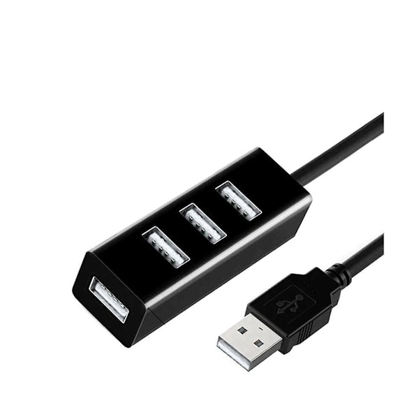 5 st Hub USB Multi 2.0 Hub USB-delare Strömförsörjning Hög Hastighet 4 Port Allt-i-ett för PC Windows C