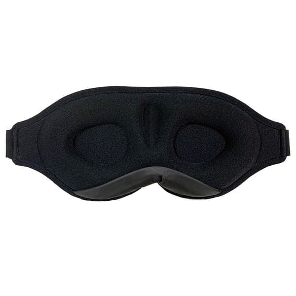 Bekväm sovmask med ljusblockering och 3D-design Svart_qq