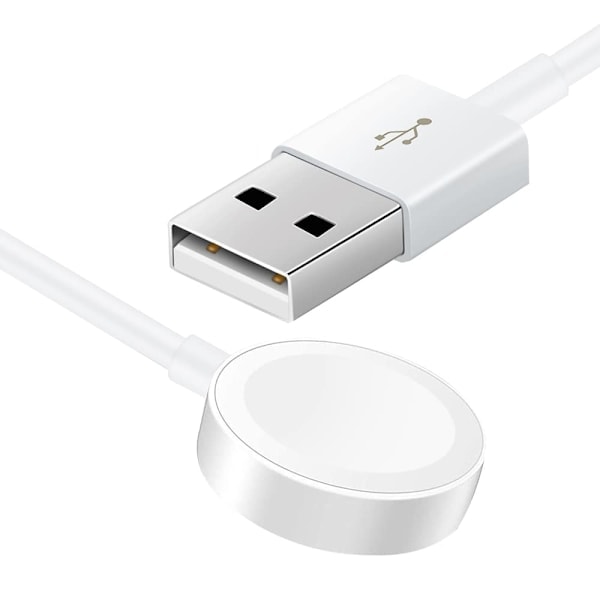 [QD] Uroplader Hurtig Trådløs Magnetisk Kabel Bærbar Ledning Kompatibel med Apple Watch Series 9 8 7 6 5 4 3 2 SE Ultra, 38/40/42/44mm