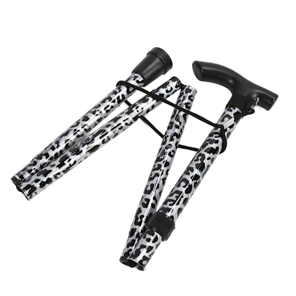 [QD] Folding Walking Stick Aluminium Alloy Ergonomic Extendable 5 Level Adjustable Collapsible Cane for Seniors and Disabled