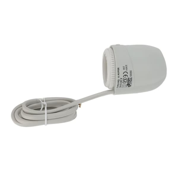 Elektrisk termisk aktuator til gulvvarmesystem 230V