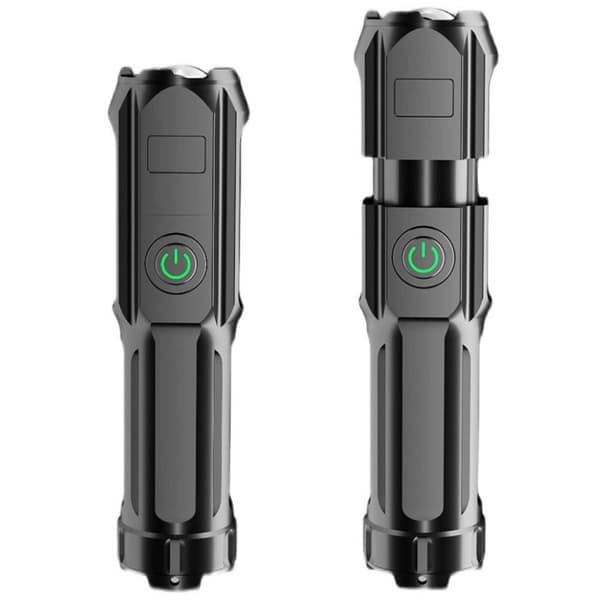 Ladattava LED-taskulamppu XPE Zoom