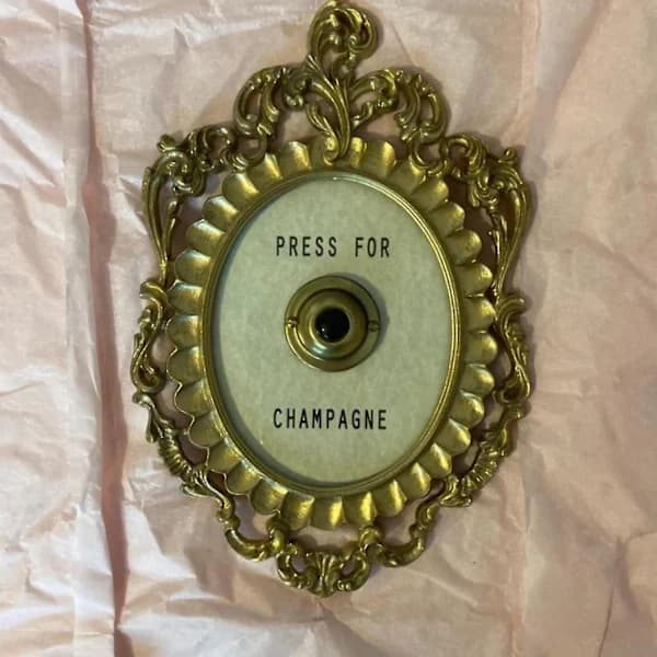 Ring Mini Press för Champagne-knapp, Press för Champagne Dörrklocka Dekor
