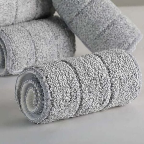 QU/5 Mikrofibermoppdynor, Ersättningsrengöringsöverdrag, Hushållsmopp, Platt kvasthuvud, Mikrofiberrengörings-/torkdukar, 33x