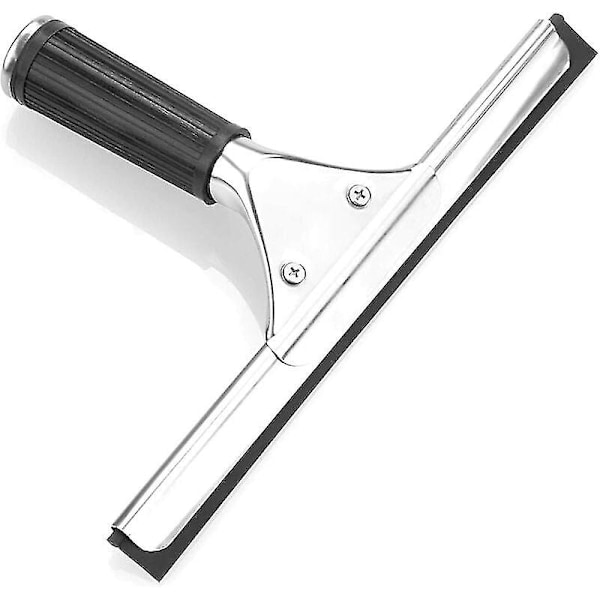 [QD] Professionel vinduesskraber i rustfrit stål med 25 cm blad til køkken, vinduer, badeværelse, bil