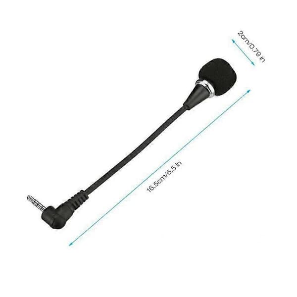 3,5 mm Jack Mini Mikrofon Trådlös Mikrofon För PC Laptop Notebook Tablet Audio Extern Mikrofon Flexibelt Ställ Brusreducering