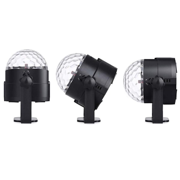Diskokuleprojektor – LED RGB-spotlight