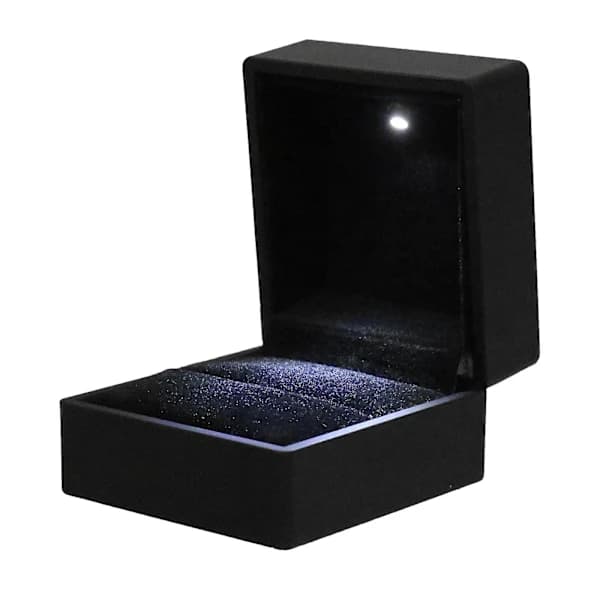 Necklace Smyckeskrin Smyckes Presentask Ringask Bröllopsceremoni LED-belysning Ringask