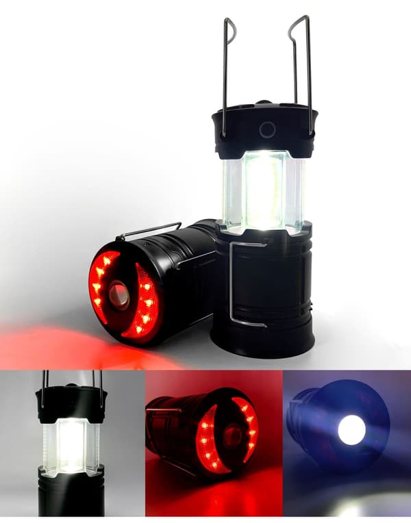 Camping Lanterner Camping Tilbehør USB Genopladelige LED Lanterner, Orkanlamper Magnetisk Base til Camping, Orkan, Vandring, E
