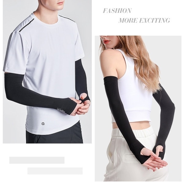 Armbeskyttere med solbeskyttelse 3r Sort˜QD