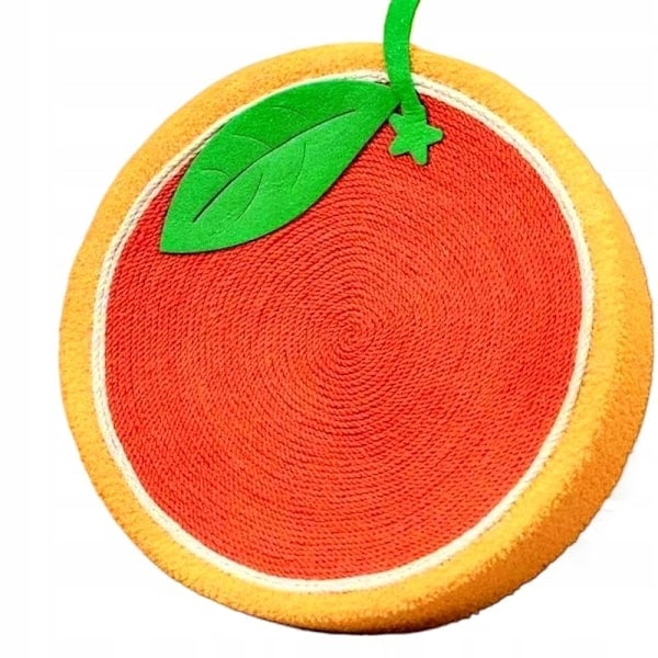 \"QD\" Kissan raapimisalusta Pyöreä Pesä Oranssi 39cm