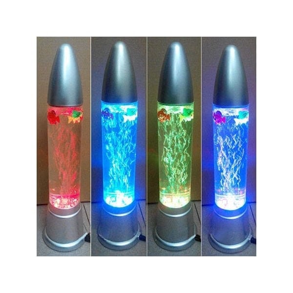 [QD] Natlampe / Lampe med fisk 100 cm – Fyld med vand