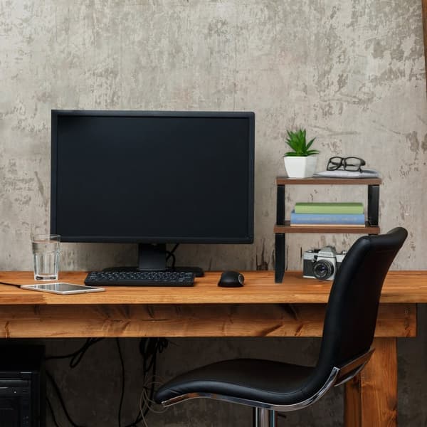 Bordshylla i 2 delar, industriell design