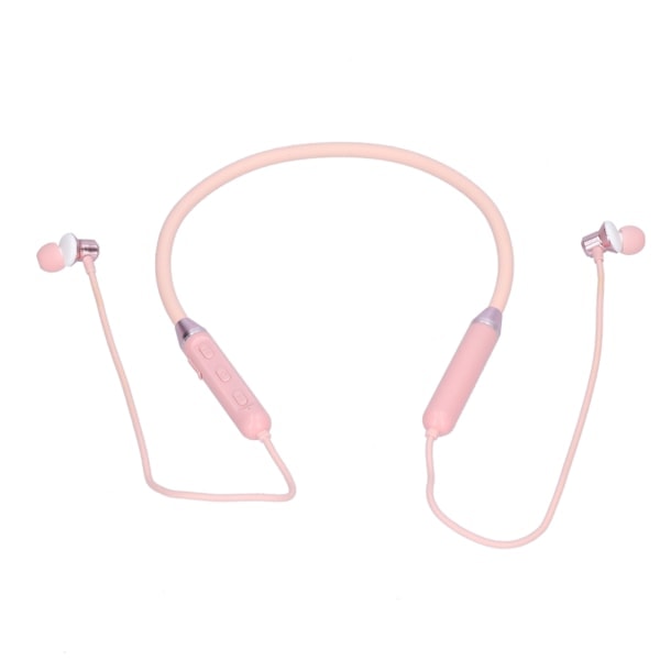 [QD] Niskalenkillä varustetut Bluetooth 5.1 -kuulokkeet langattomat melua vaimentavat urheilu matkapuhelin kuulokkeet vaaleanpunainen