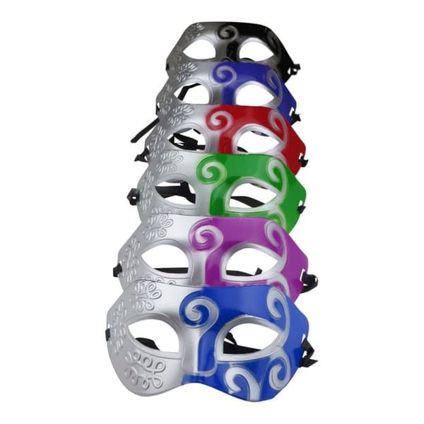 /QD/Venetiansk Mask - Silver/Magenta